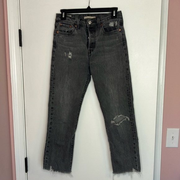 Levi's Denim - Levi's Wedgie Straight Leg Raw Hem Jeans